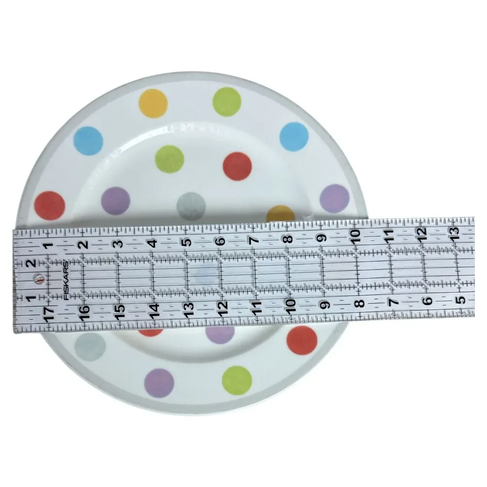 Villeroy & Boch Luxembourg ’Bonjour’ Polka Dot Dinner Plates 10.5